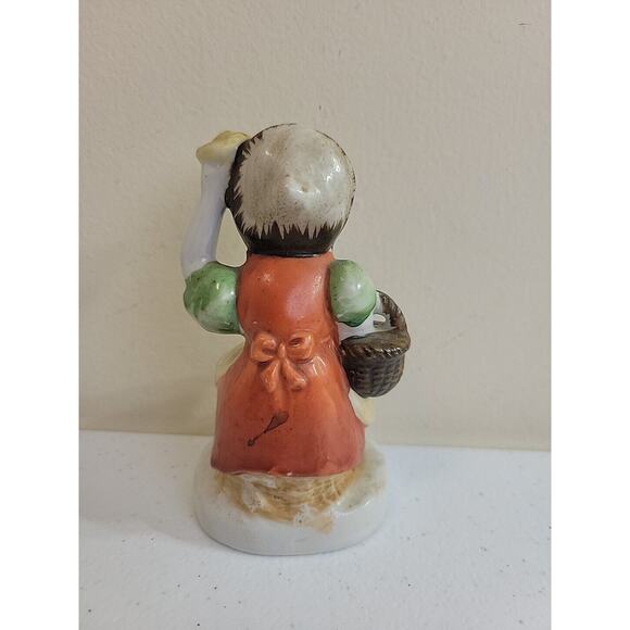 Vintage Hummel Style Girl with Bandana Made in Occupied Japan Figurine - Picture 5 of 9